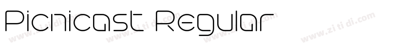 Picnicast Regular字体转换 Picnicast Regular字体转换